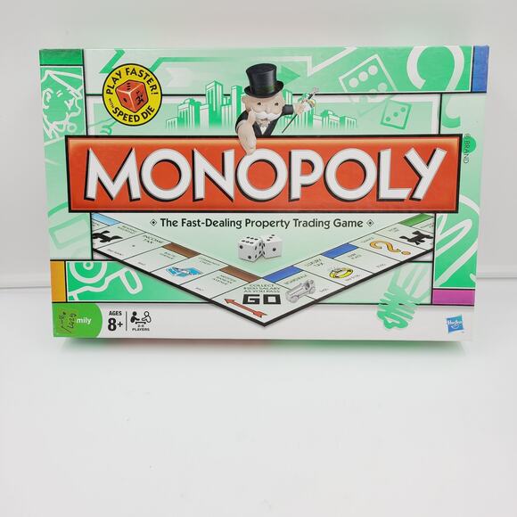 Monopoly 2008 Speed Die Edition PRE-OWNED 100% COMPLETE - Picture 1 of 9